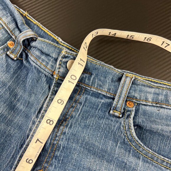 Levis 569 Mens Denim Jean Shorts Size 30 Loose Fit - Picture 7 of 11